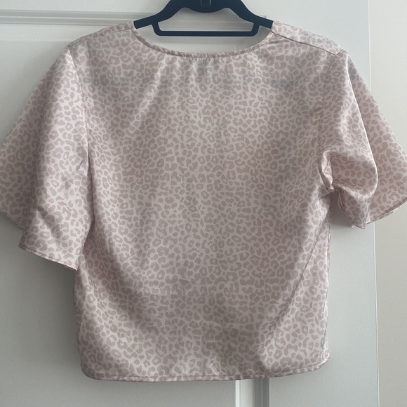 Lucy Paris Katia Twist Top Pink Leopard - Picture 4 of 4